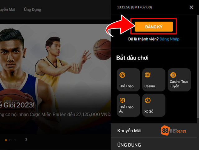 Đăng Ký 188BET: Cách Đăng Ký Tài Khoản 188BET Hướng Dẫn Chi Tiết 2 Hướng dẫn đăng ký tại 88bet